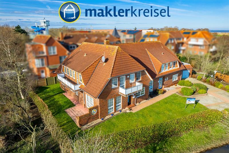 Nordseeheilbad Bensersiel: Gepflegte Pension mit Eigentümerwohnung in Top-Lage!