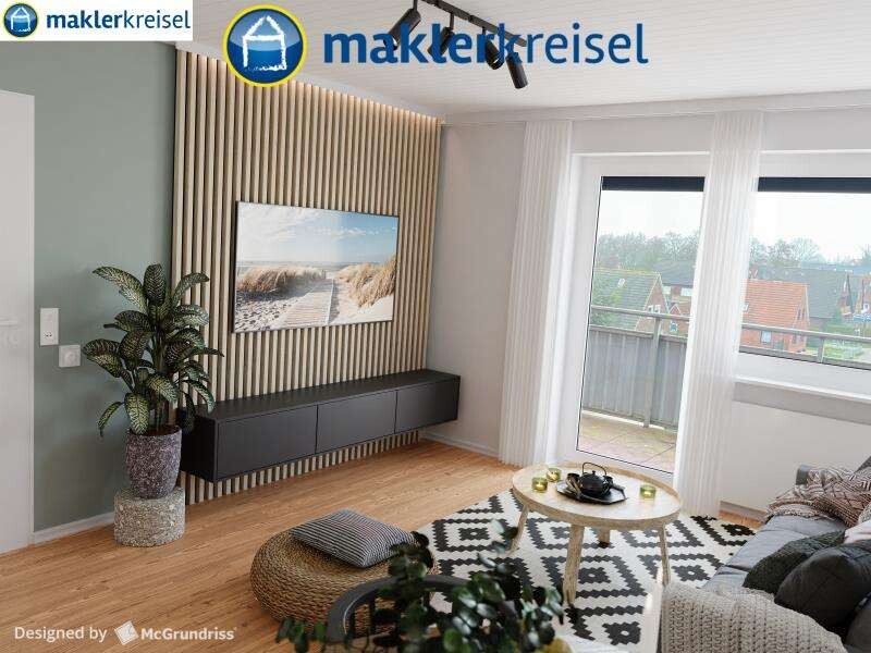 Unvergleichlicher Weitblick: Penthouse-Wohnung mit Panoramablick über Dornumersiel und die Nordsee