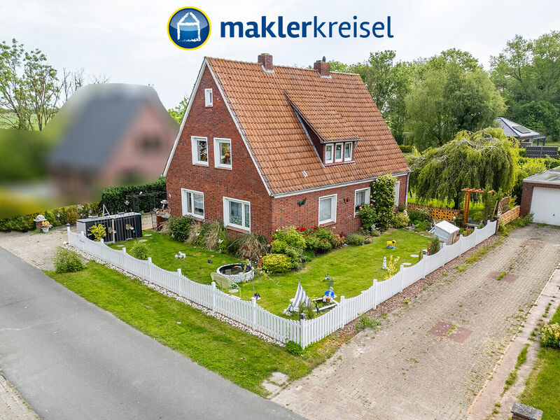 Wangerland: Einfamilienhaus mit großem Grundstück in ruhiger Lage von Tettens nähe Nordseeküste!
