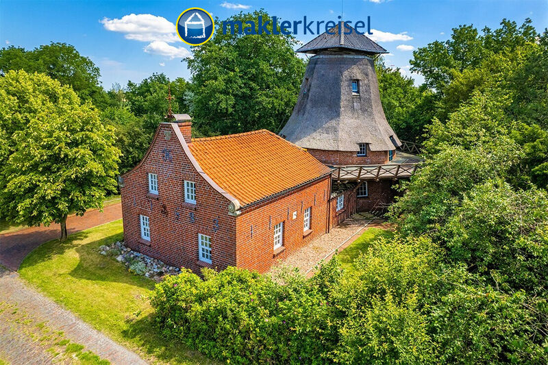 Nordseeküste: Idyllisches und extravagantes Wohnerlebnis in einer sanierten Holländer-Mühle!