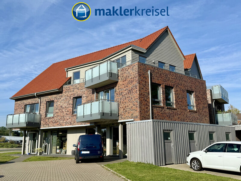 Moderne 3-Zimmer-Obergeschosswohnung mit Balkon, Aufzug und Stellplatz in Esens