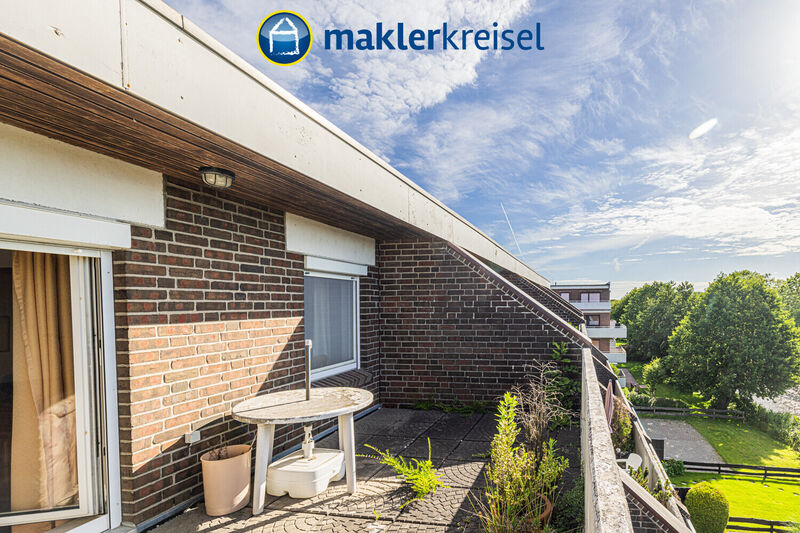 Nordseenähe genießen – Eigentumswohnung mit Balkon und Blick auf das Dornumersieler Tief